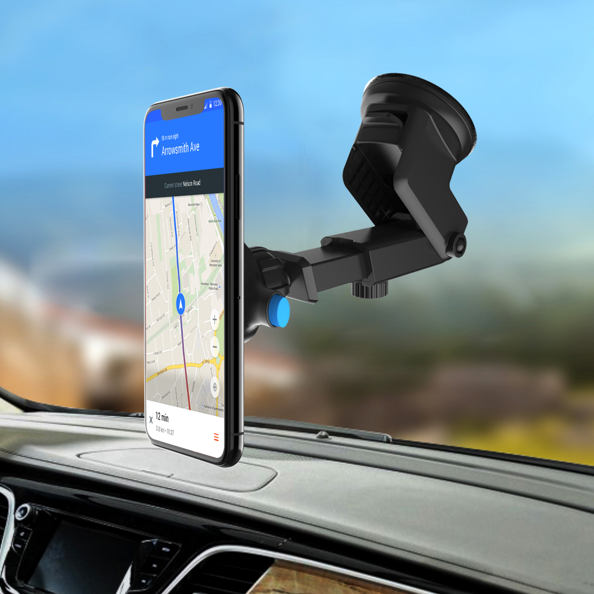 2020 Горячая продажа 360 Вращающийся портативный универсальный держатель для телефона, автомобильные аксессуары для телефона на присоске