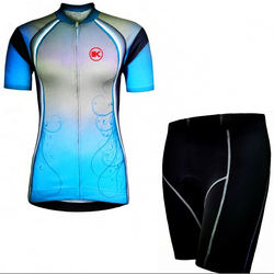 Wholesale heat transfer printing cycling apparel blank cycling jersey breathable MITI fabric custom bike jerseys