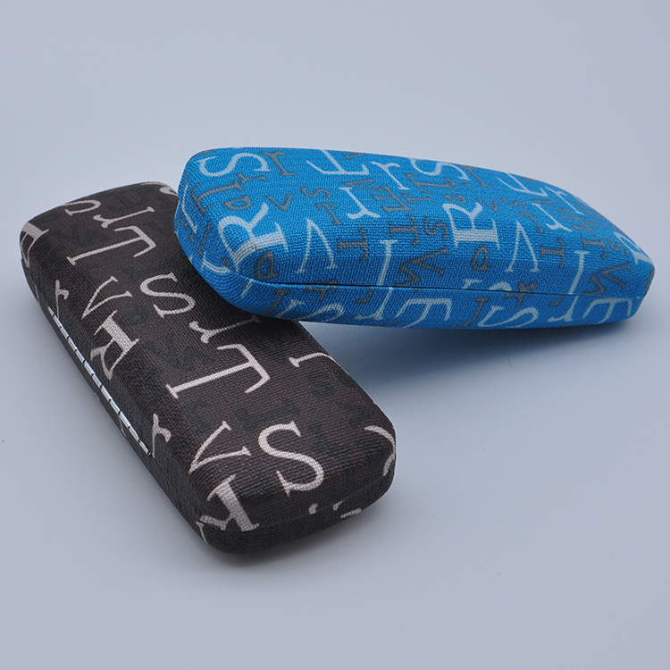 Funky de esqui duplo papel kraft personalizar caso flip top óculos de ouro