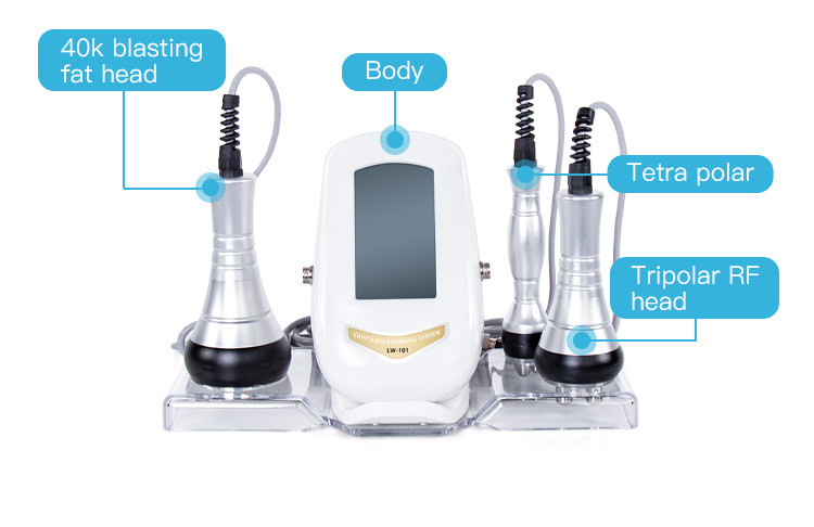 3 in 1 40k cavitation Body Slimming Machine Skin Tighten fat removal Fat Burning Waist Beauty Massage machine cavitation 40K
