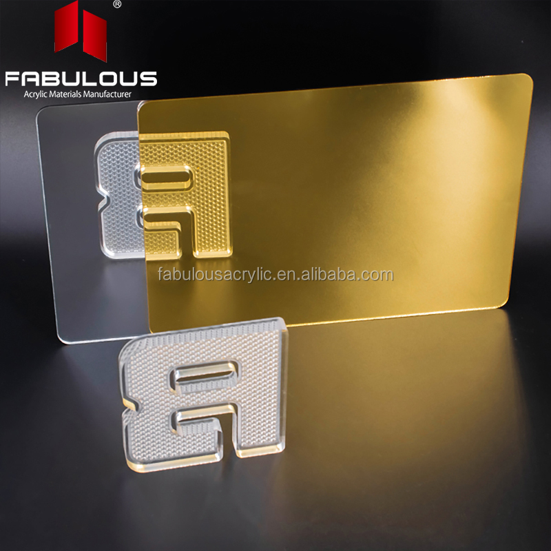 4 'x 8' 2 мм пластиковый лист поставщик pmma Акриловый Золотой зеркальный лист
