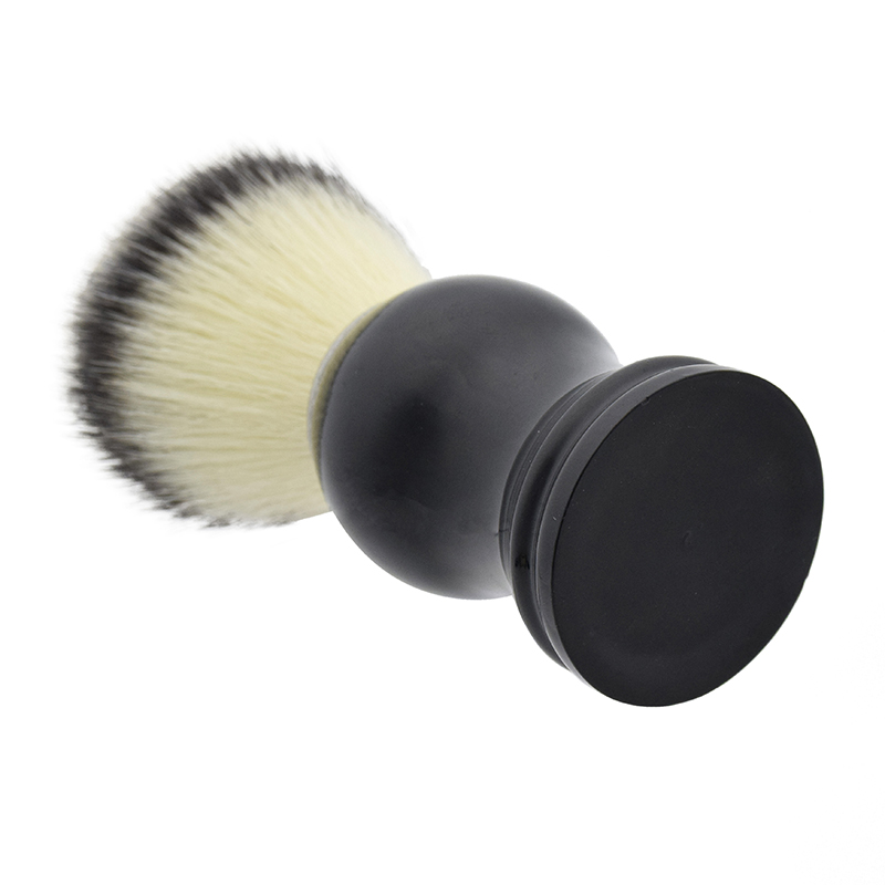 1PCS Men's Shaving Brush Portable Mini Boar Bristle Beard Brush Mustache Beard