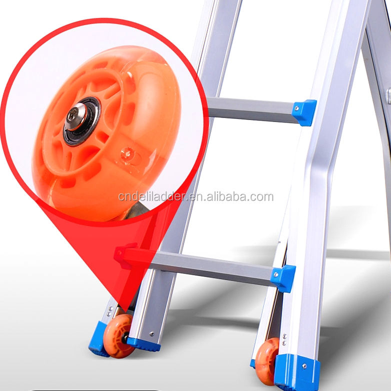 Scala Telescopica Alluminio 3.8 Metri - Pieghevole Con Soft Close - Foto 6