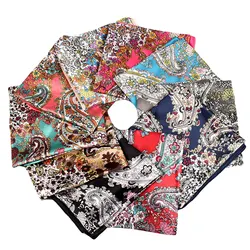 2020 New 90*90 square Vintage paisley  scarf whole