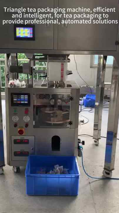 Custom Automatic Triangle Pyramid Tea Bag Packing Machine for Organic ...