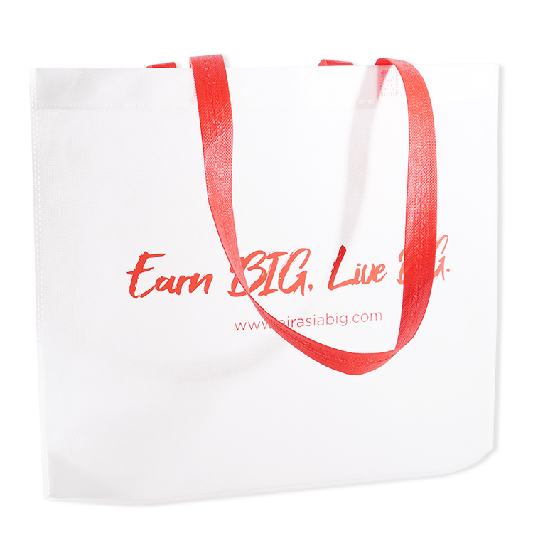 Wholesale custom reusable non woven bag custom logo shopping for garment