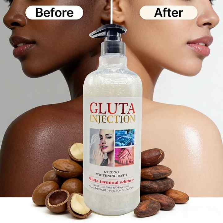 glutathione whitening shower gel Glutathione Whitening Shower Gel Fades Stretch Marks Age Spots Blemishes  Moisturize Skin Antibacterial Body Wash Wholesale