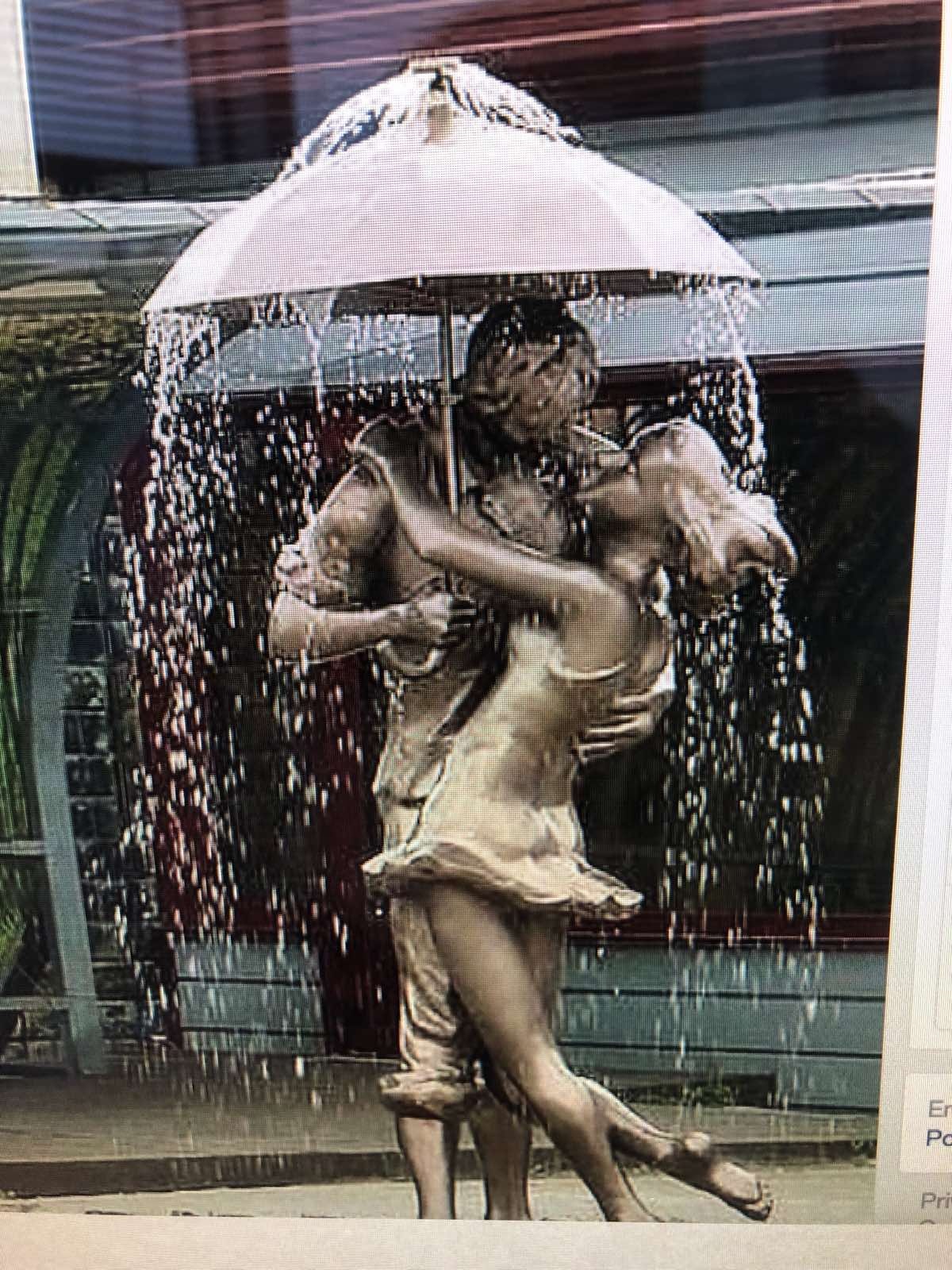 水辺の花と女性のブロンズ製彫刻プレート☆銘入り アクセサリープレート H44b53eb5ba774db0b2003167ee298
