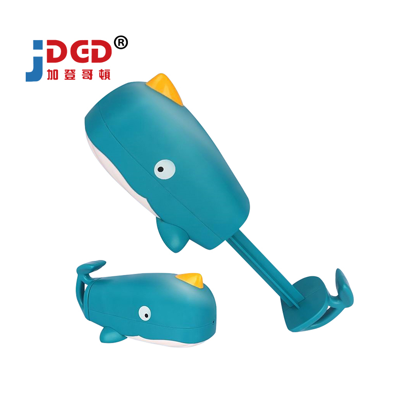 Водяной насос Кита, Детские Игрушки для ванны, водяной пистолет синего цвета