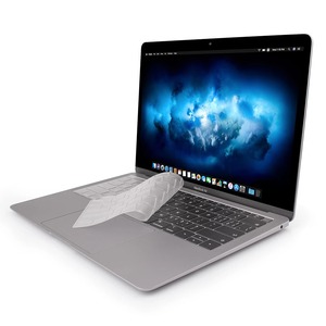 JCPAL FitSkin Ультра прозрачная тонкая клавиатура протектор для MacBook Air (с сенсорным ID) водонепроницаемый силиконовый