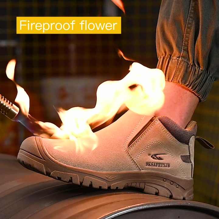 Welding Electrical Insulation Steel Toe Safety Boots For Men Unisex