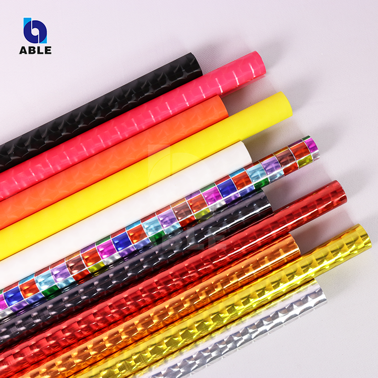 Chinese Custom Art Paper Printed 3D Gift Wrapping Paper Roll Gift Wrap