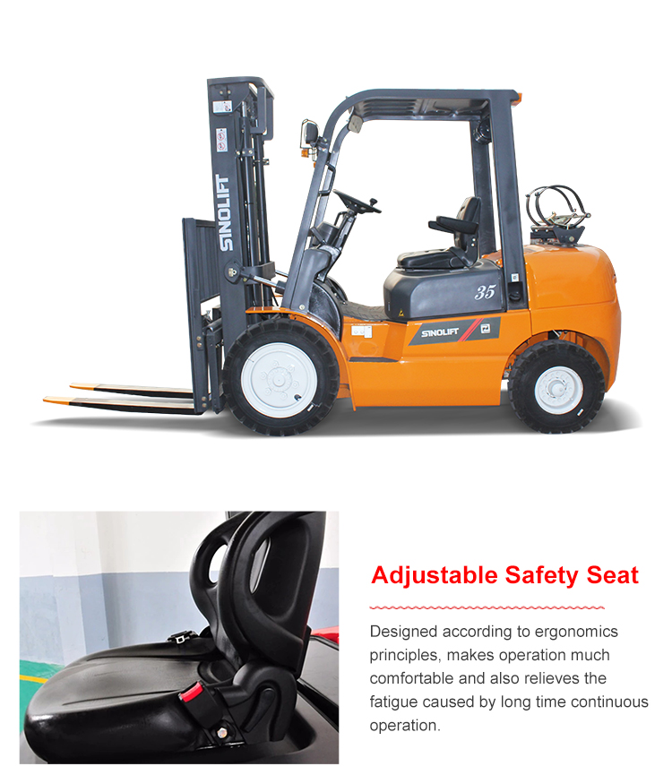 Sinolift L Series 3.5T Gasoline/ LPG forklift weliftrich