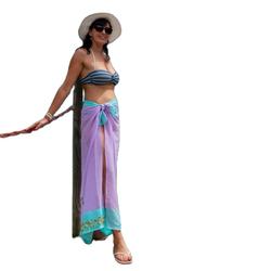 OEM promotional beach wrap dress beach pareos for womens