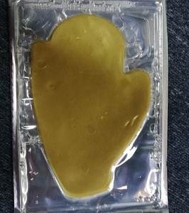 2019 New product natural beauty products 24k gold whitening hand crystal collagen mask