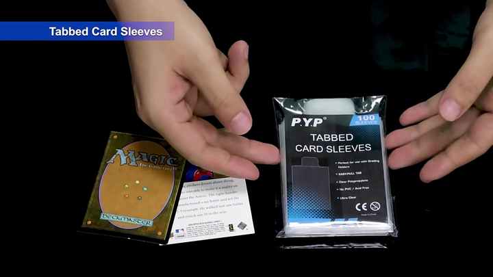 Easy Pull Tabbed Card Sleeves with Pull Tab the Easy Pull Tab Penny Card  Sleeve Manufacturer