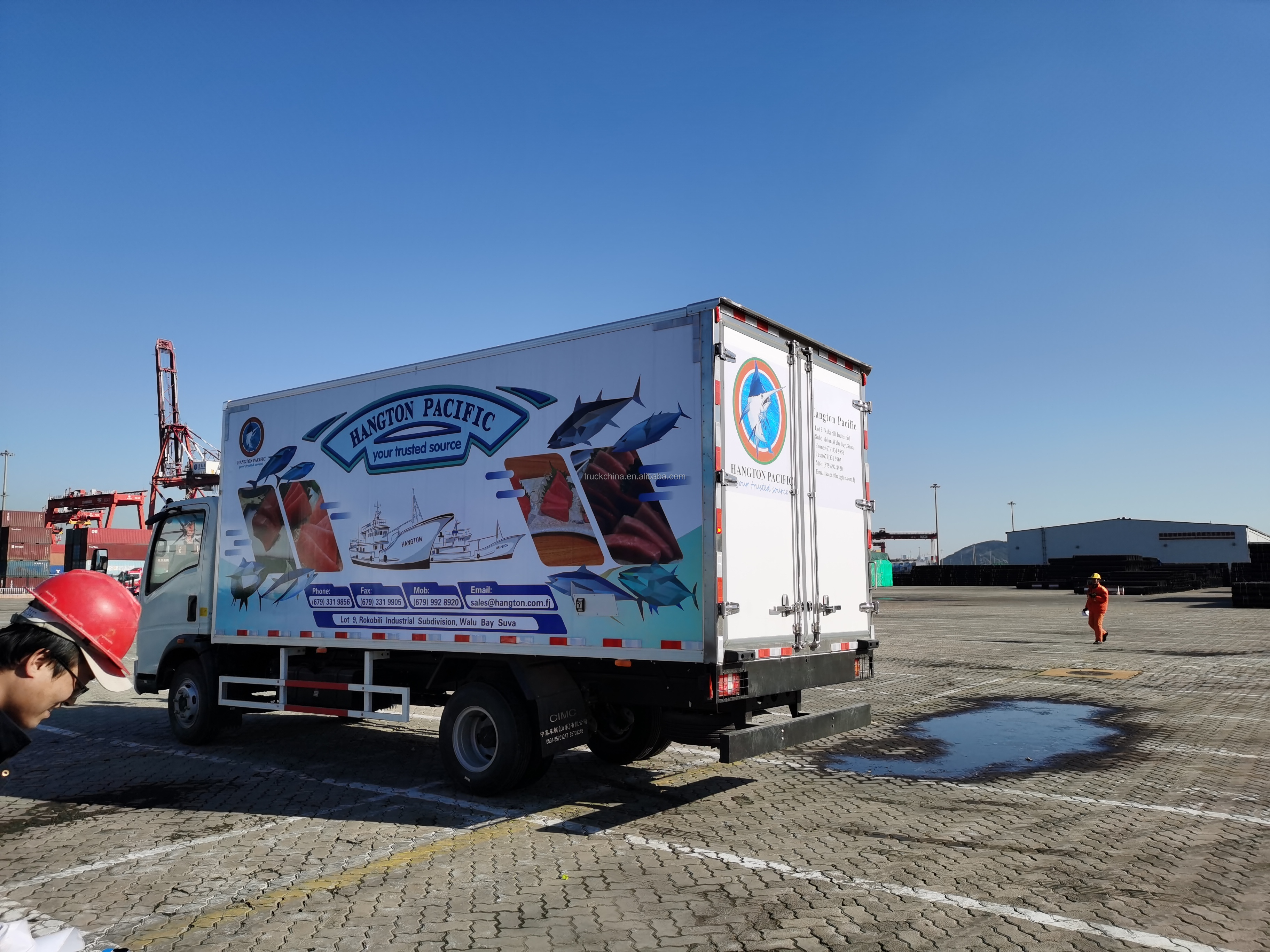 2020 foton 新 8 吨 van box 冰淇淋冷冻机卡车