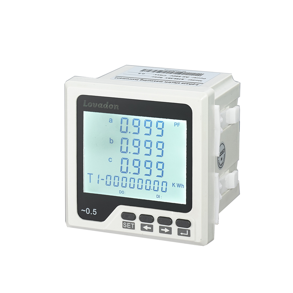 AC Multifuction Meter Volt 250 V Amp 0-100 A PF consommation kWh Fréquence