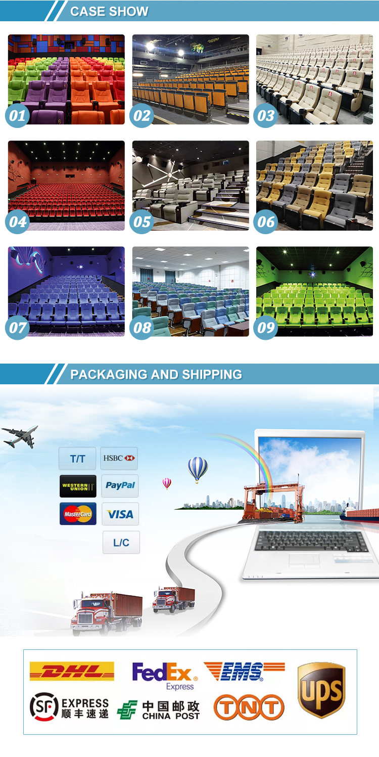 Recliner Cinema Seat Audience Classical Reclining Durable theater sofa lazy boy chair recliner