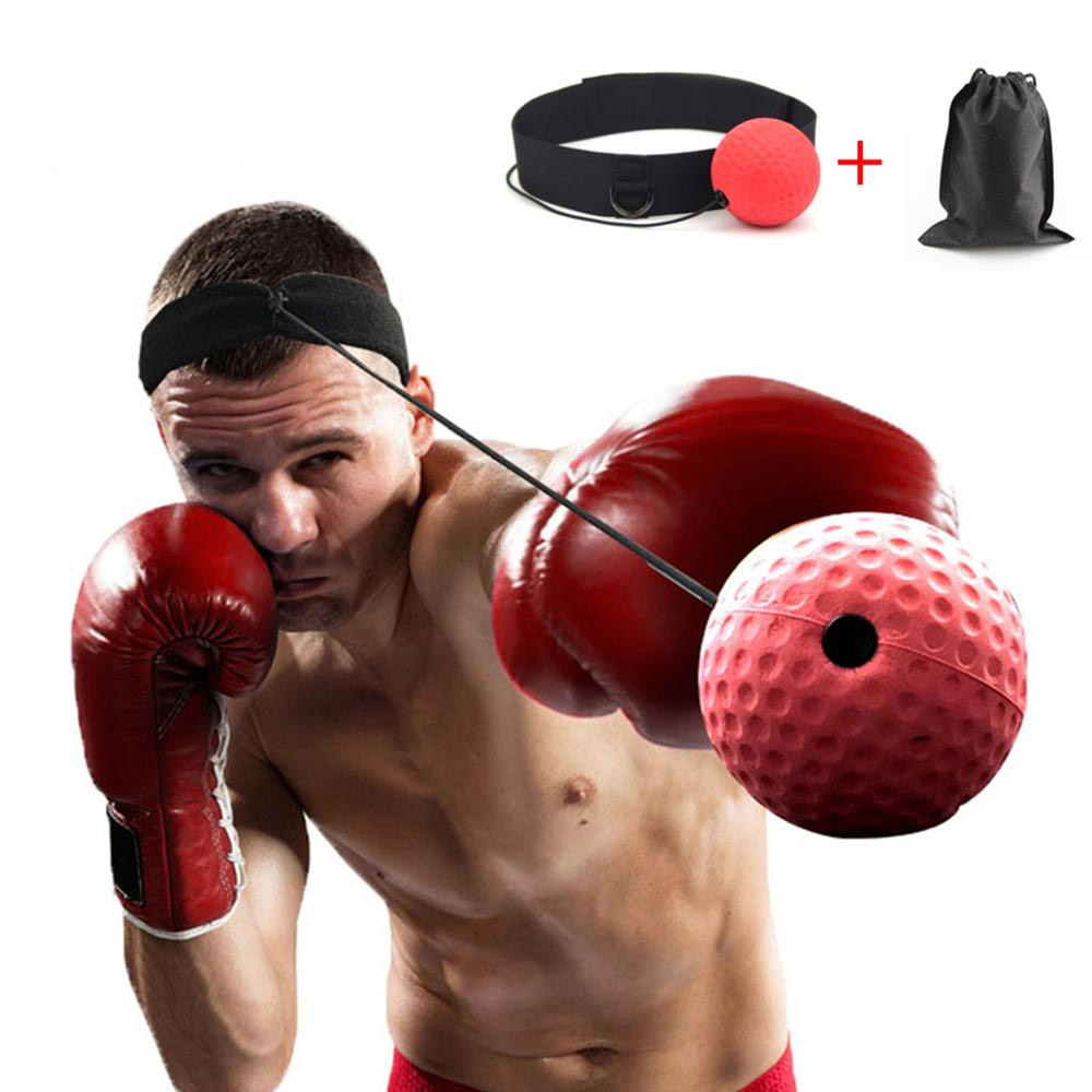 Raising Reaction Force Hand Eye Training Boxing Reflex Speed Ball Punching Balls