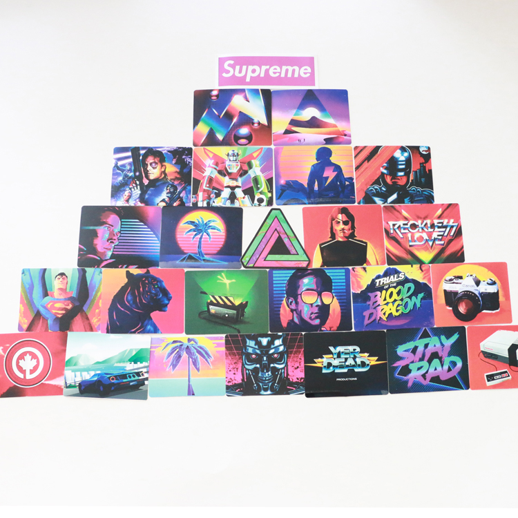 Popular Laptop Stickers Cute Cartoon Computer Vinyl Sticker for luggage skateboard graffiti sticker