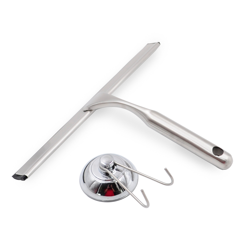 Heavy Duty Stainless Steel Squeegees for Showers All-Purpose Bathroom Window Squeegee Glass Shower