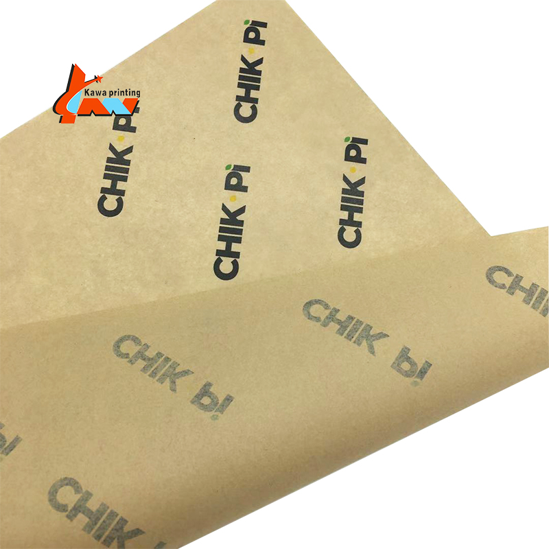 55gsm Custom Plain Brown Kraft Tissue Paper Wrapping Paper