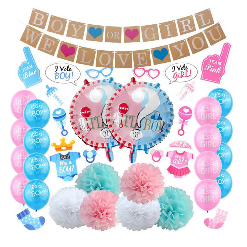 Babyparty Banner „Es Ist Zwillinge“ – Vorgespanntes Wimpel-Banner Für Geschlechts-Enthüllung