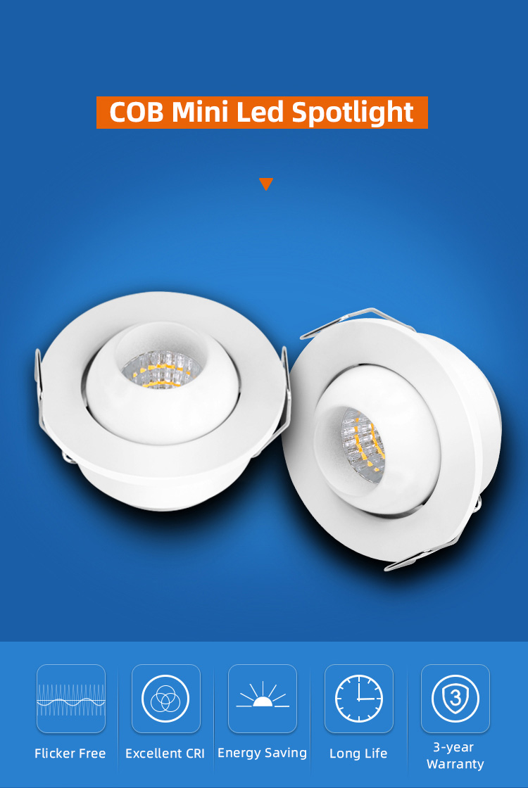 Dimmable Coolwhite Professional Led Spotlights Hotel Surface Mount Spotlights