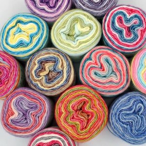 handmade for crochet /& knitting colour gradient yarn cake Woolpedia\u00ae Colors Candy Shop IV 3ply 4000m series