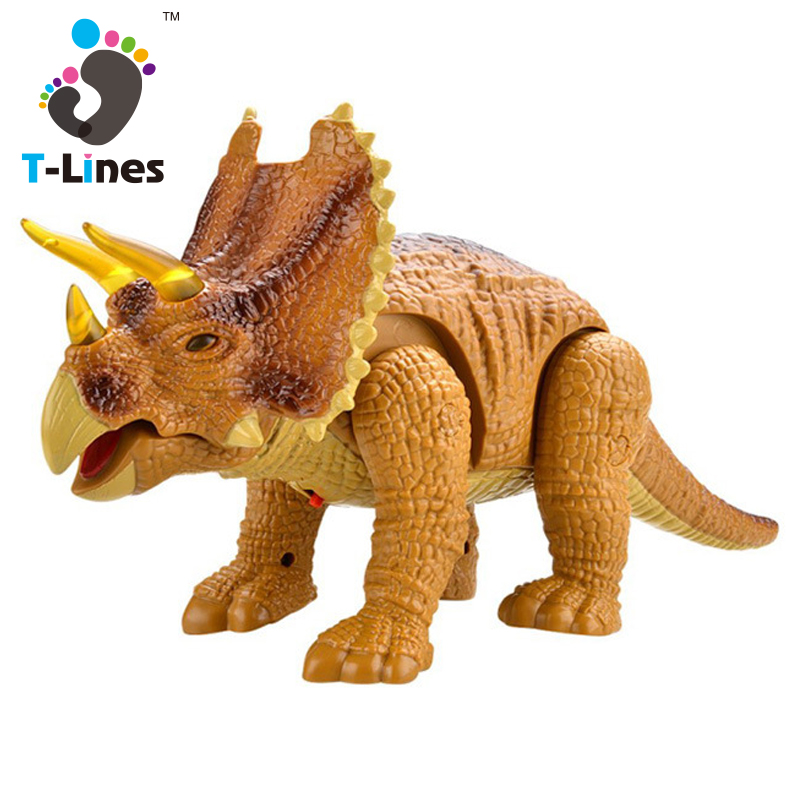 Модель, ходячие электрические динозавры, игрушки со звуком