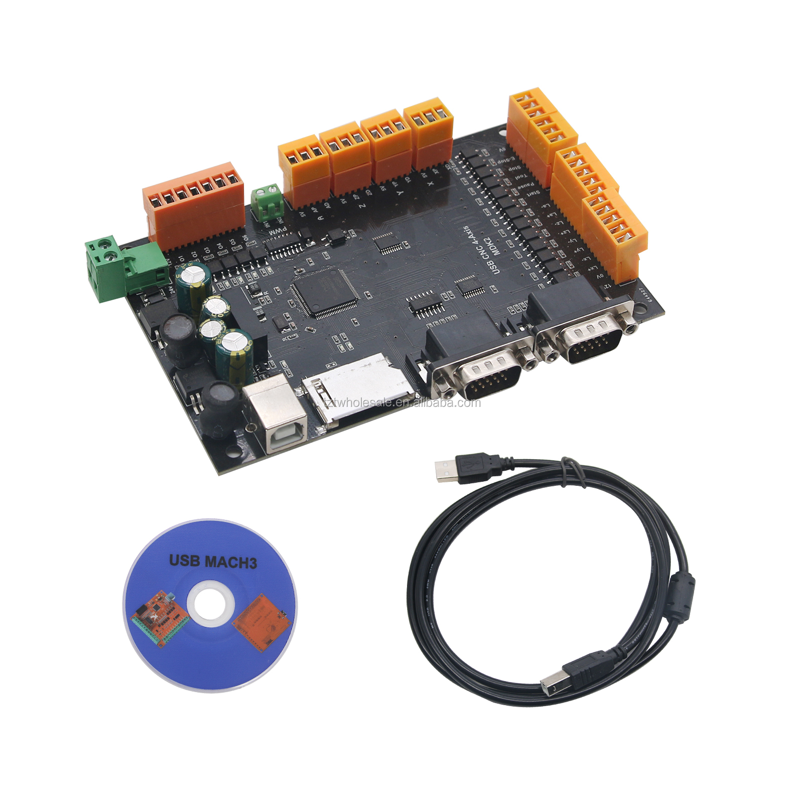 MDK2 USB CNC Breakout Board - 4-Axis Stepper Motor Controller