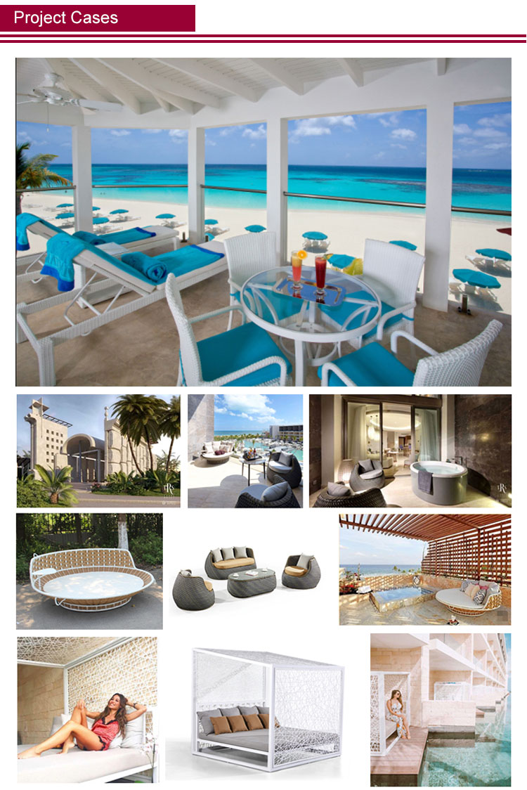 High Quality Hotel Modern Outdoor Furniture Garden Balcony Sofa Furniture Set
