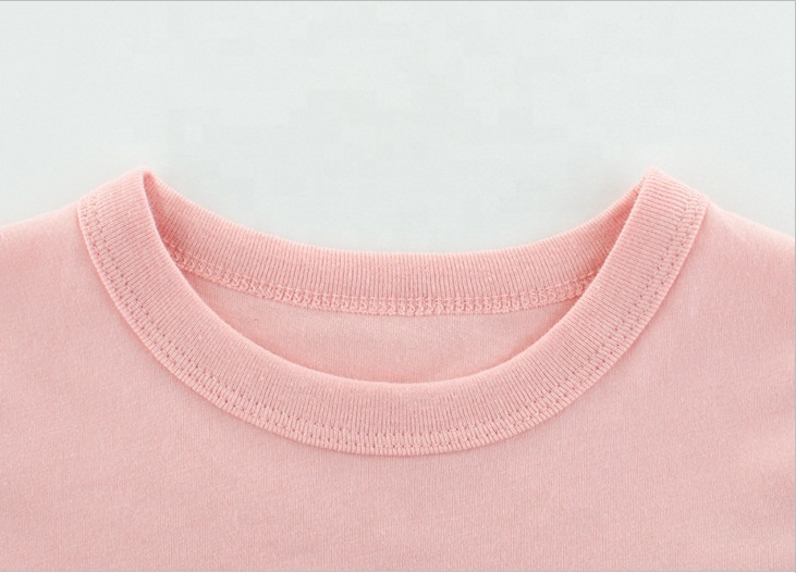 New Style Summer Children's Short-Sleeved T-Shirt Cotton Baby Clothes Cartoon Girls Clothing Letter Print Girls Pink T Shirt