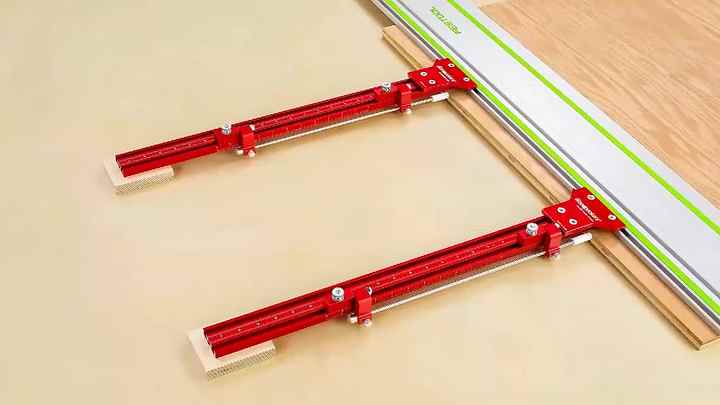Brilluxa Parallel Rail Geleidingssysteem Aluminium Cirkelzaag Geleiderail Houtbewerking Track Universele Gereedschapsset, Geschikt voor Elektrische Cirkelzaag