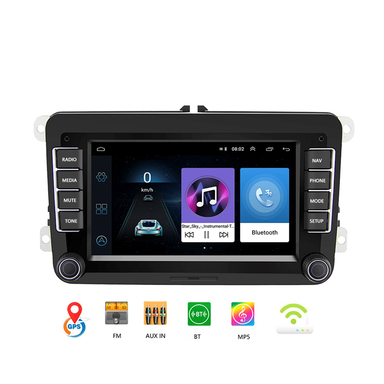9/"Android8.1 DAB Radio Bluetooth GPS SatNav BT Car Stereo For VW Passat B6 B7 CC