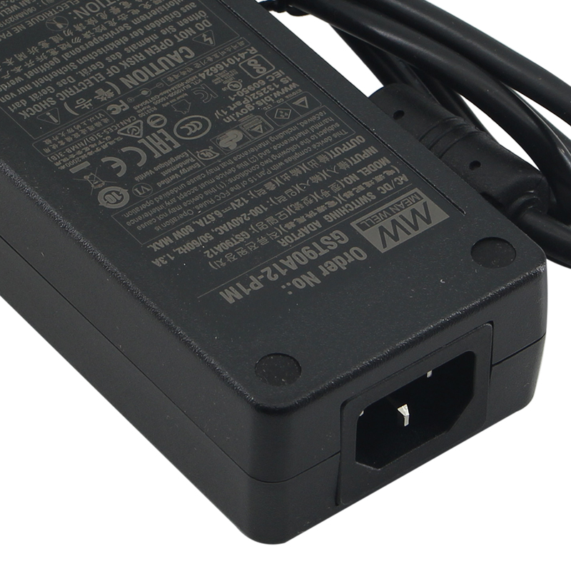 Оригинальный бренд Mean Well представляет адаптера переменного тока GST90A12-P1M 90W 12V/6.67A AC-DC Class l Уровень Vl импульсного источника питания