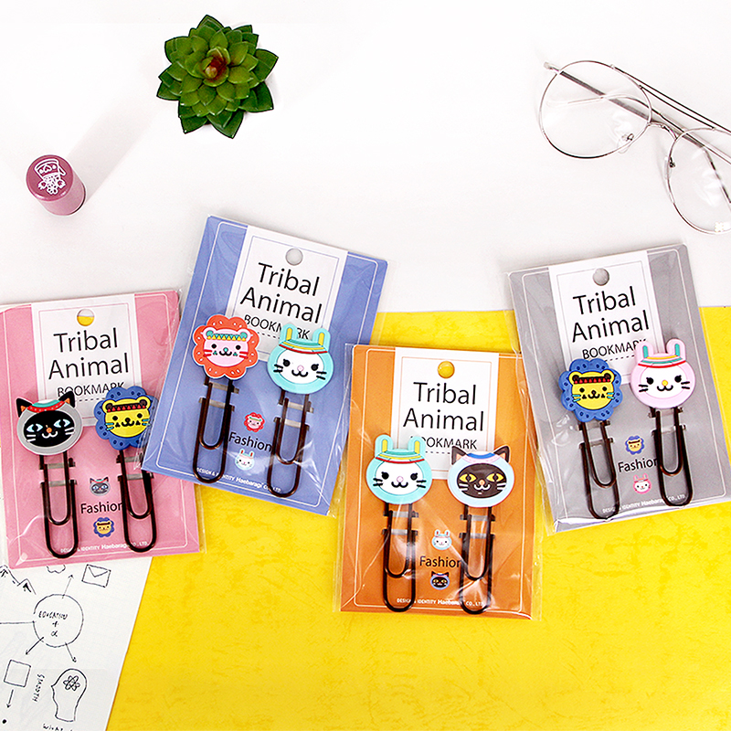 Оптовая продажа горячая Распродажа милые Мультяшные персонажи милые животные Резина/мягкий ПВХ Металл Закладка скрепка с мягкими животными
