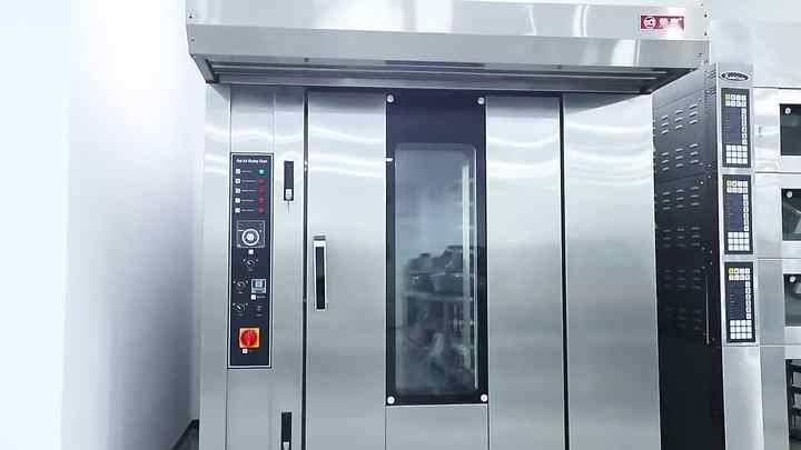 Industrial 64 32 Trays Loaf French baguette Toaster/bread Bakery Rack  Rotary Oven Equipments Used in Bread Making for Baking Set