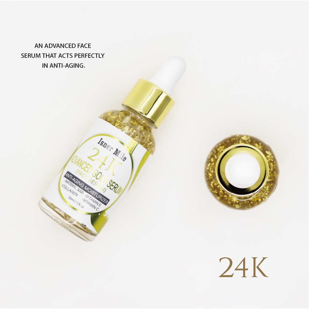 Anti Aging Wrinkle Moisturizer Face Care 24K Advanced Gold Serum