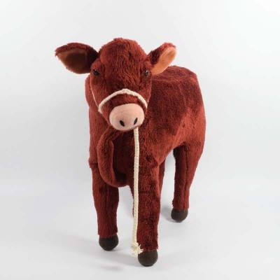 动物狗公牛微笑婴儿摇铃图piggy money硬币银行黑色压力球毛绒牛辣妹