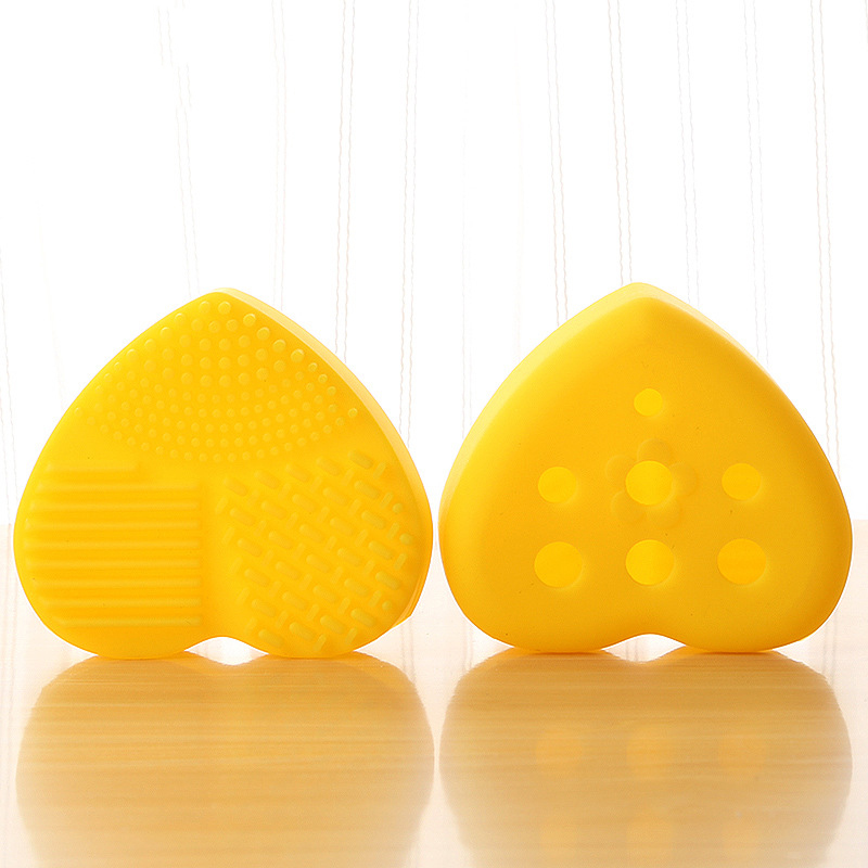 2020 Горячая продажа от производителя Мини силиконовая Кисть для макияжа в форме сердца