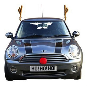 W/&Co Car Reindeer with Jingle Bells Costume Reindeer Christmas Car Character Kit Party Accessory
