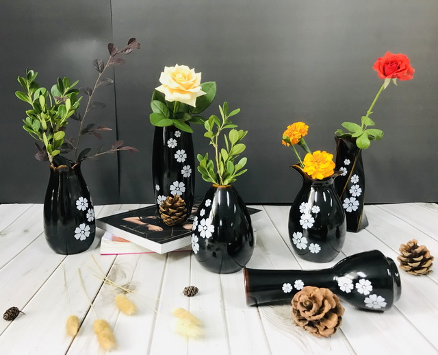 Хит продаж; Высококачественные черные ваза для цветов