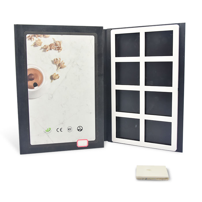 Folder 6 Page Booklet Plastic Product Catalogue Book Stone Display Tsianfan 10 Xrd Tabletop Sample Holder Quartz