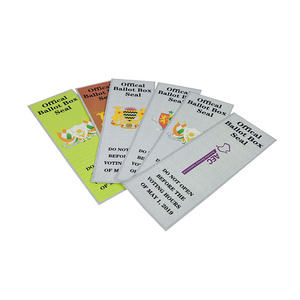 High Quality Tamper Proof Ballot Box Security Paper Seal