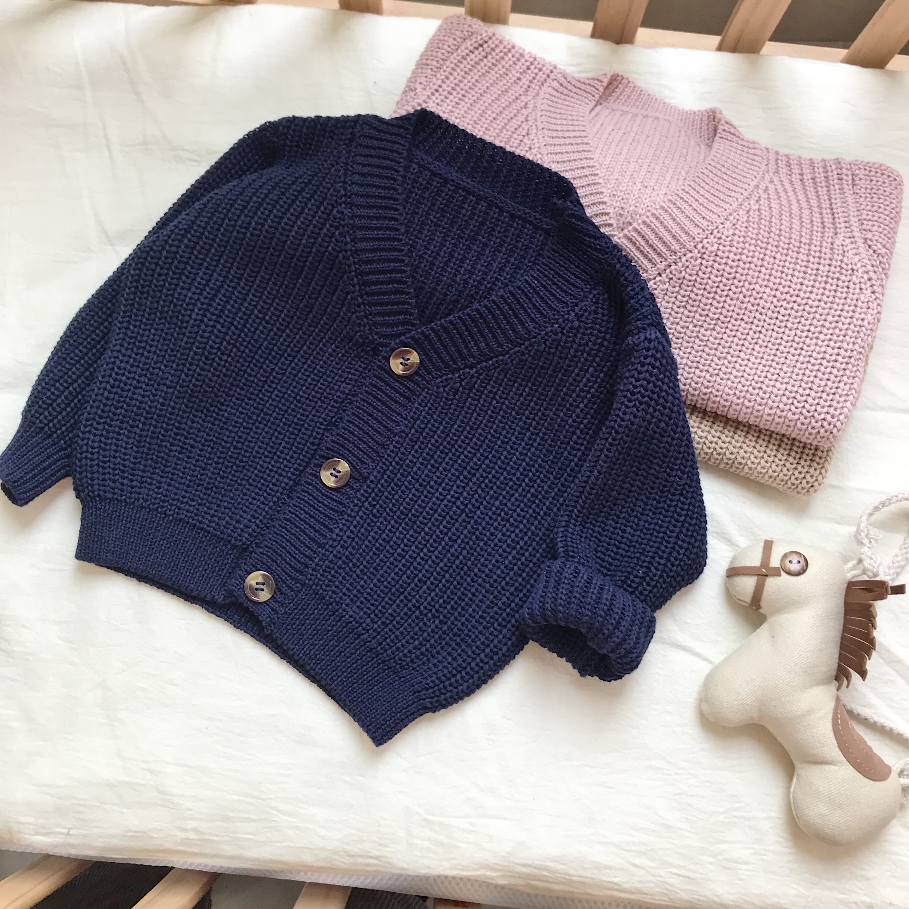 Детские кардиганы унисекс из 100% хлопка на осень