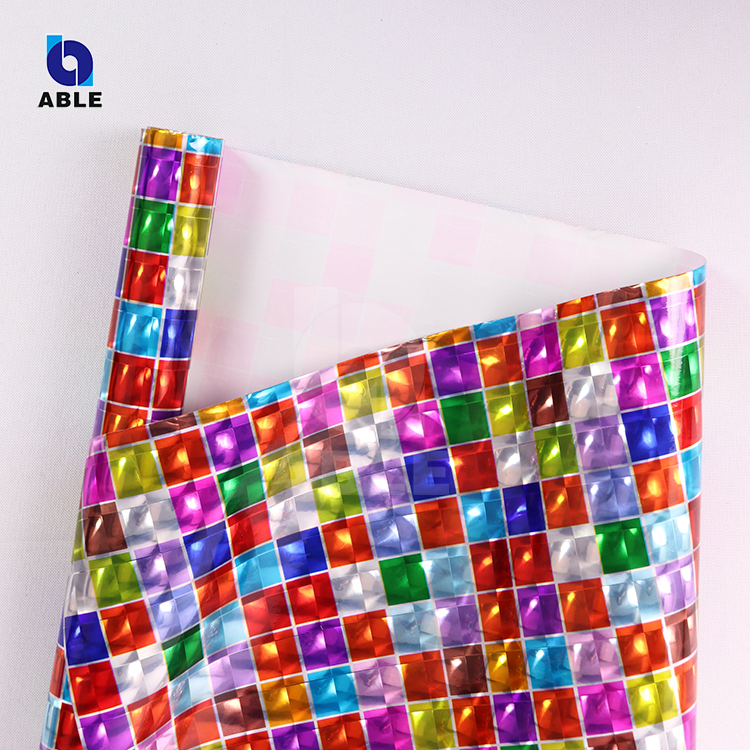 Chinese Custom Art Paper Printed 3D Gift Wrapping Paper Roll Gift Wrap