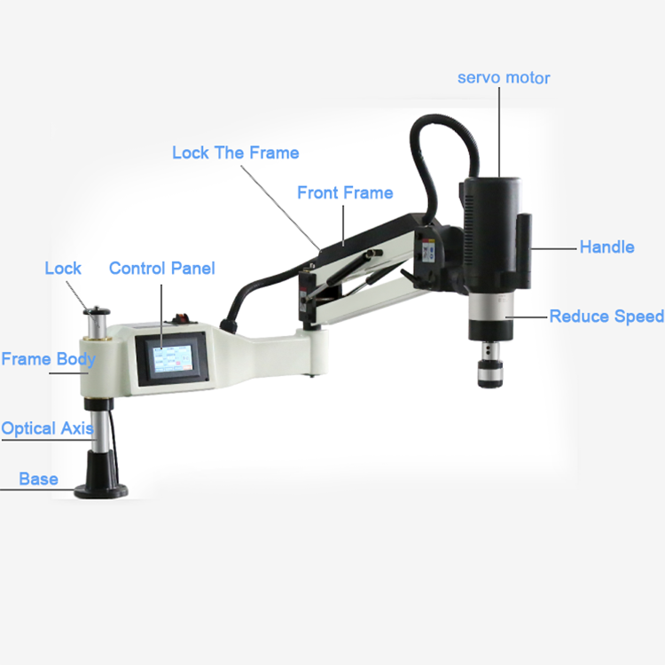 M3-M16 M6-M24 Servo Vertical Tapping Machine,Electric Drilling And Tapping Machine