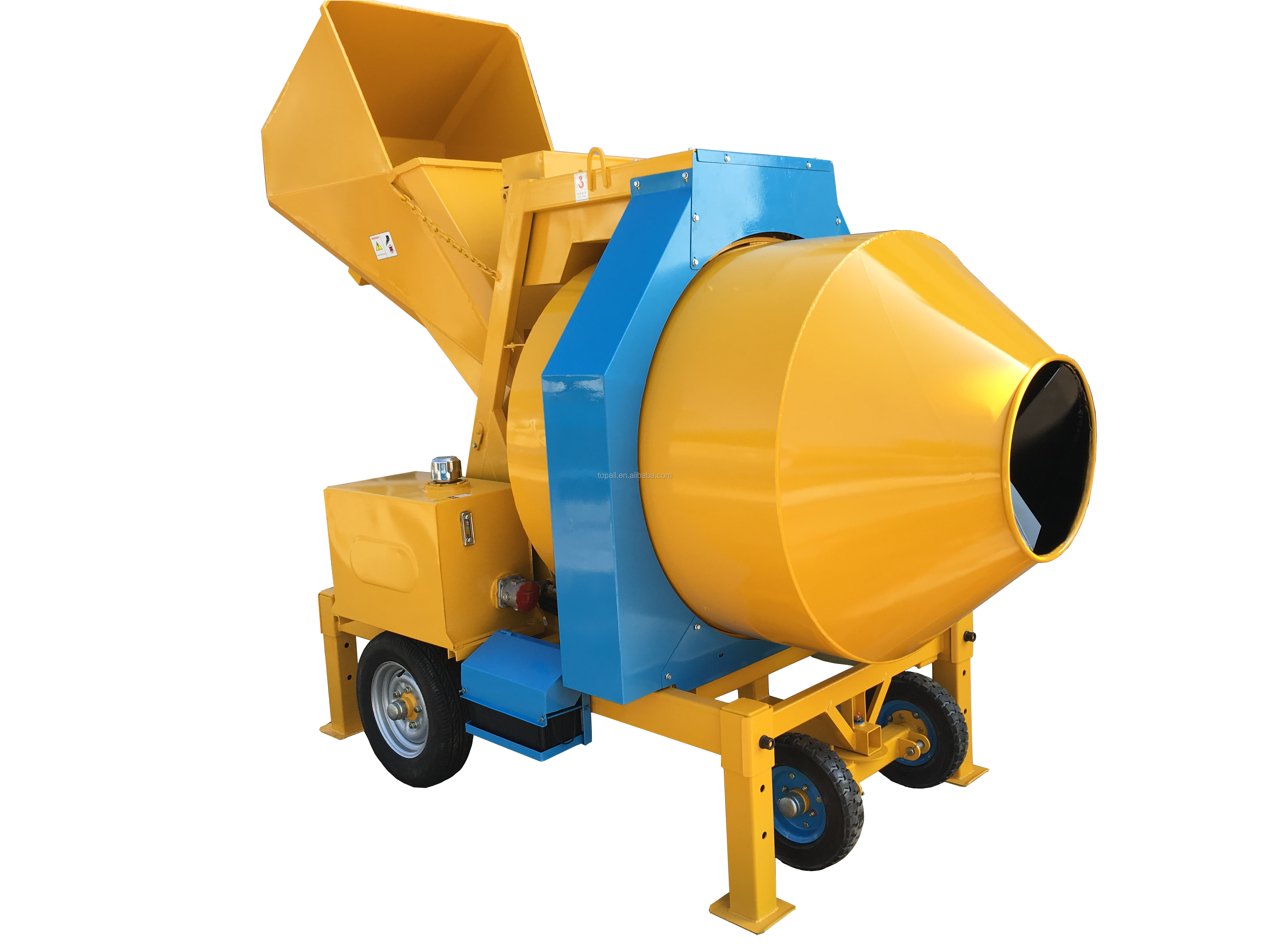 All Hydraulic Fed Concrete Mixer (Euro Standard)Portable Gas-Powered Concrete Mixer, Model# T750